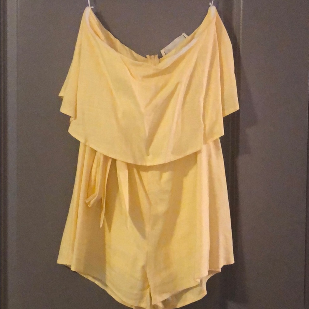 Strapless Romper